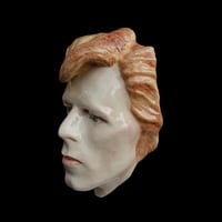 Image 2 of David Bowie - Cracked Actor - Painted and Glazed Ceramic Sculpture