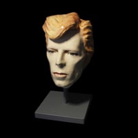 Image 3 of David Bowie - Cracked Actor - Painted and Glazed Ceramic Sculpture