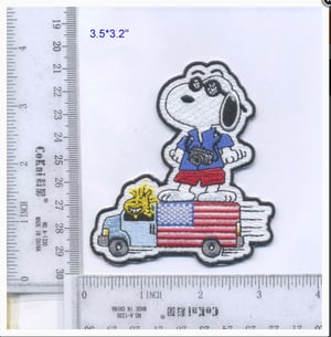 Image of Big Blue Snoopy Patch