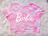 Tie Dye Barbie Crop Top - Barbie Women Shirt