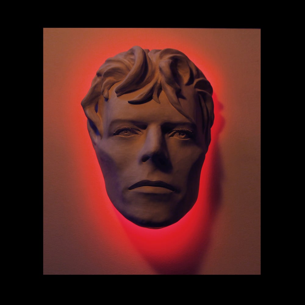 'Ashes To Ashes' White Clay Face Sculpture