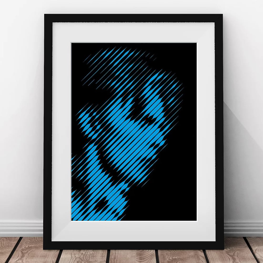Bowie – Thin White Duke – Layered Papercut Print