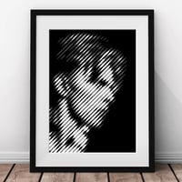 Image 2 of Bowie – Thin White Duke –  Layered Papercut Print