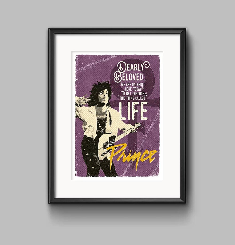 Gone But Not Forgotten – Prince Print