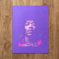 Image 2 of Jimi Hendrix – Layered Papercut Print