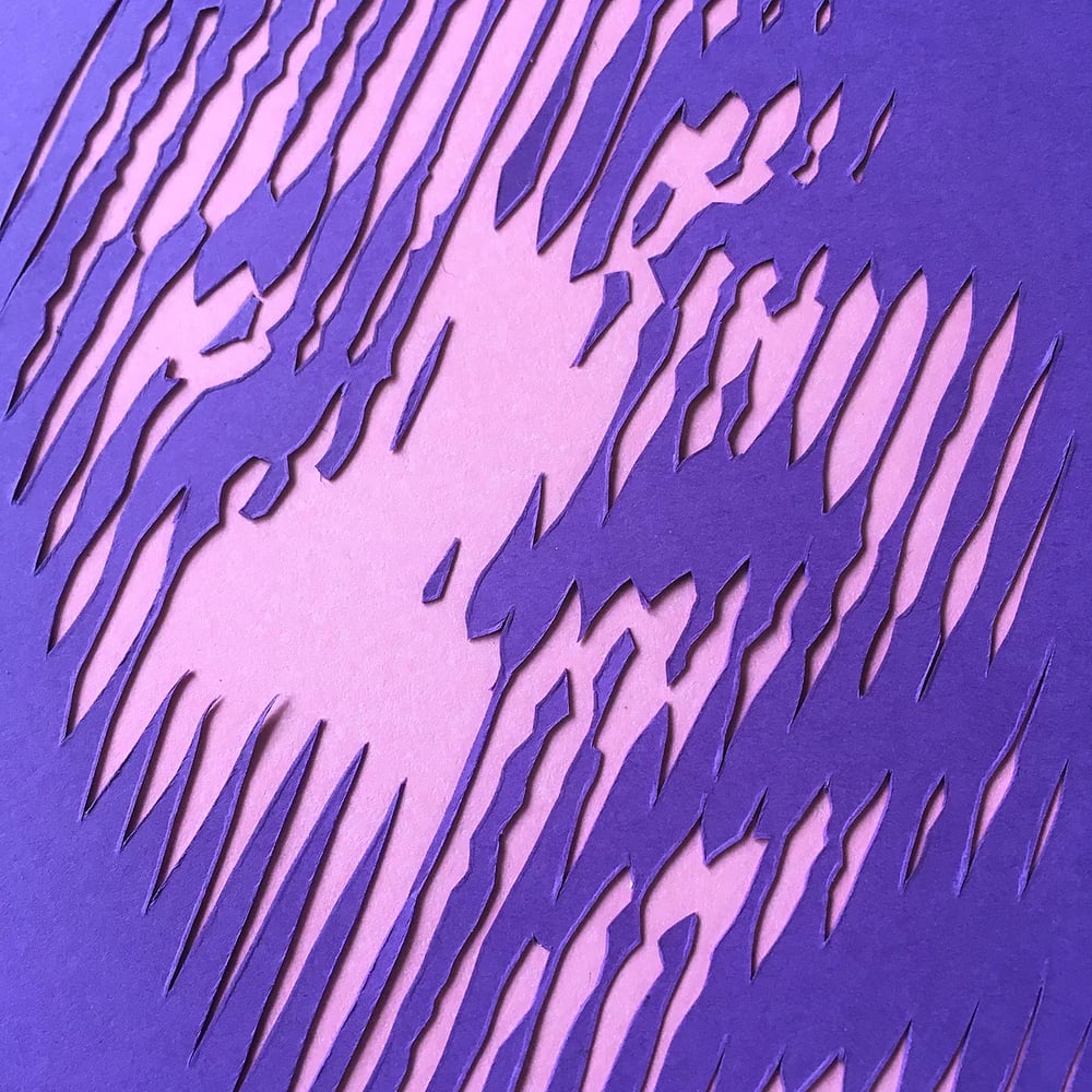 Jimi Hendrix – Layered Papercut Print
