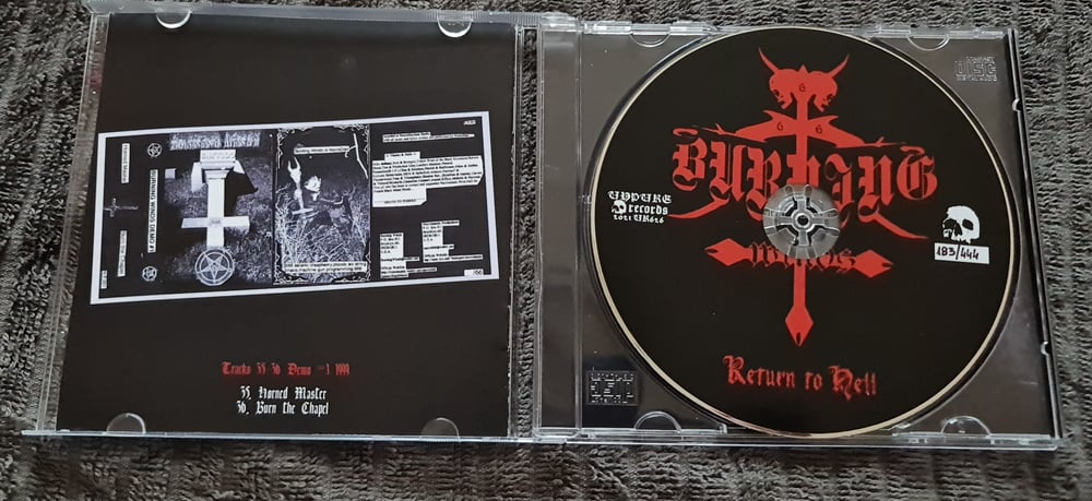 BURNING WINDS - Return to Hell CD 