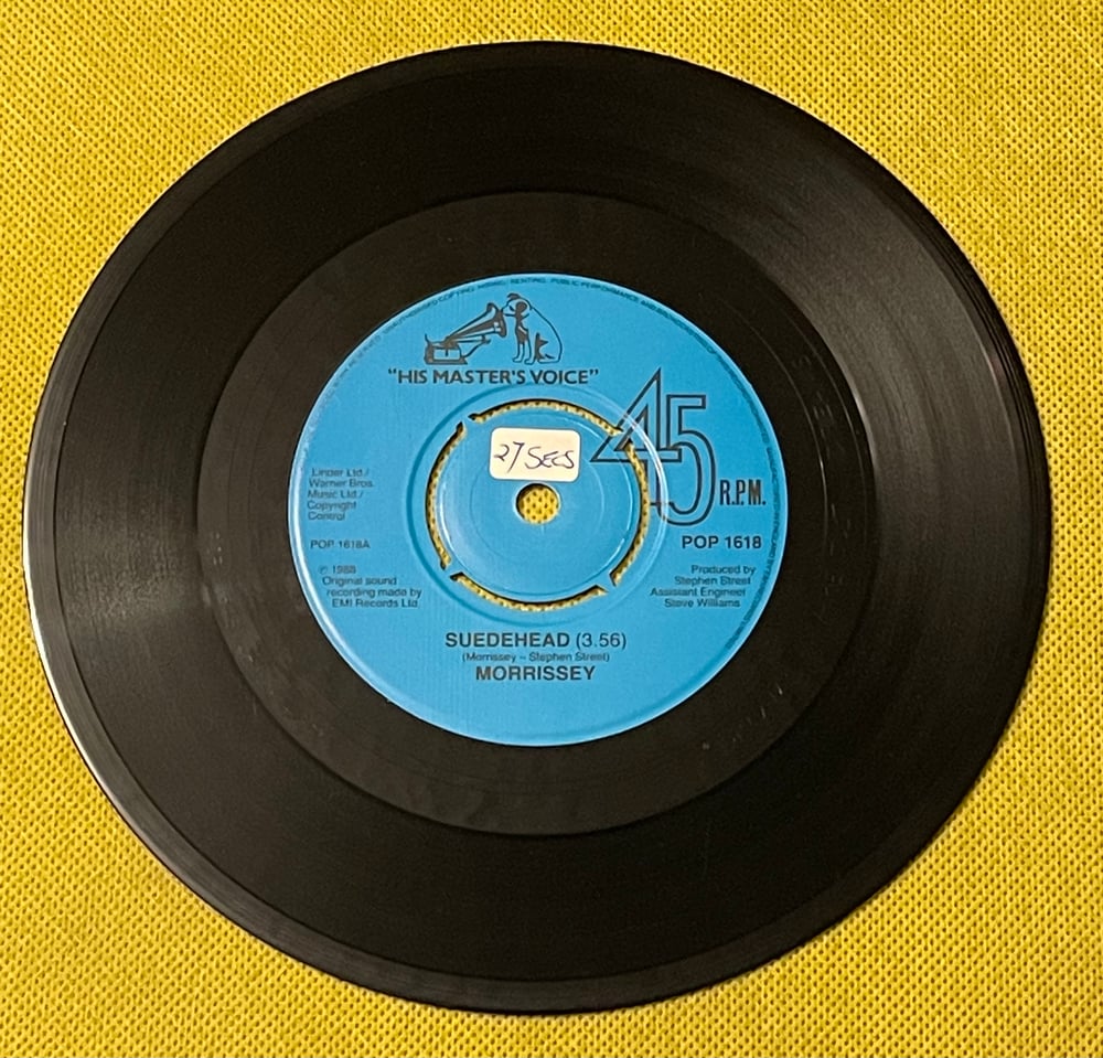 Morrissey- Suedehead 1988 7” 45rpm Nice Copy