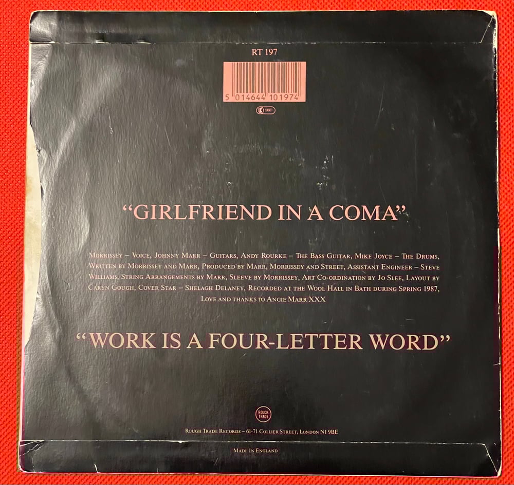 The Smiths - Girlfriend in a Coma 1987 7” 45rpm