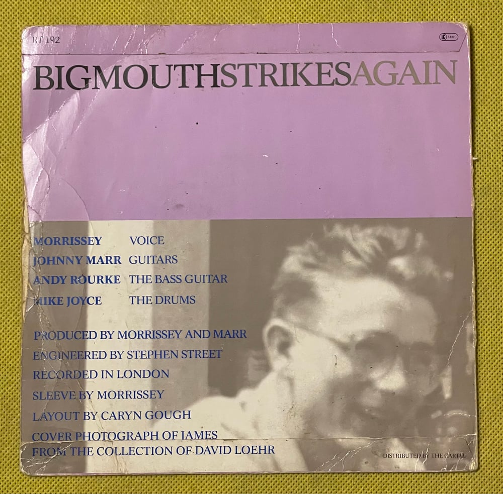 The Smiths - Big Mouth Strikes Again 1986 7” 45rpm