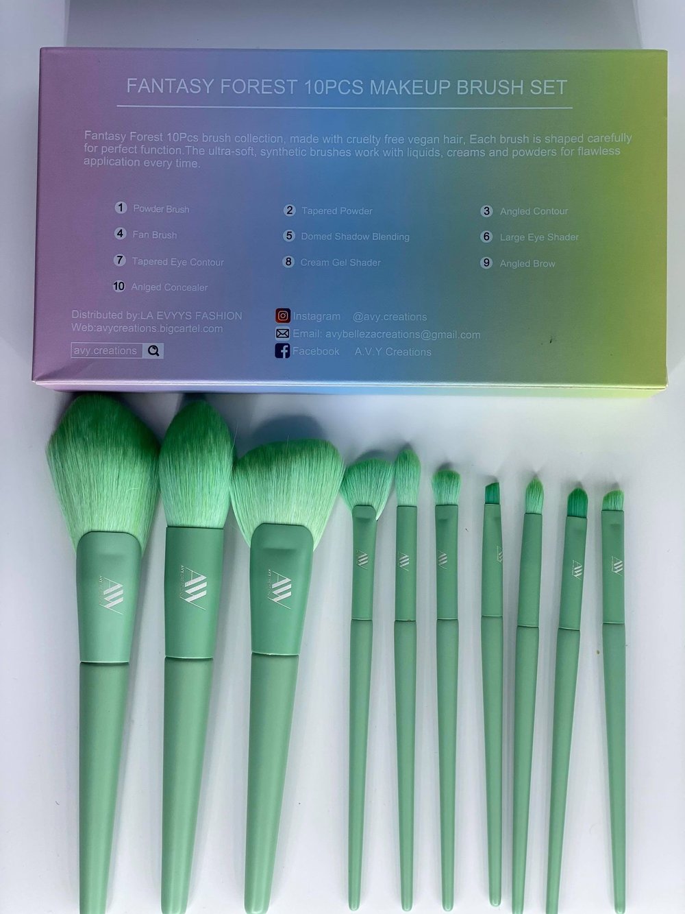 Image of Fantasy Forest 10 PCS Brush Set