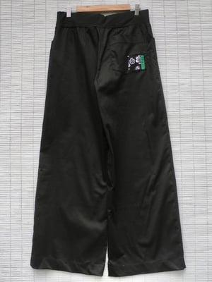 Image of Black Sateen Linea pants 