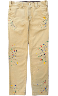 Image 1 of '13 Number (N)ine x Dickies "Paint Splatter" Work Pants