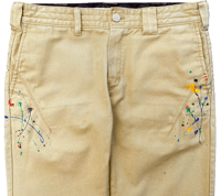 Image 4 of '13 Number (N)ine x Dickies "Paint Splatter" Work Pants