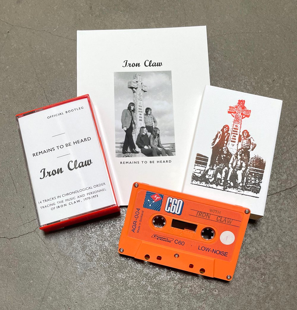 IRON CLAW - REMAINS TO BE HEARD [CASSETTE + 40 PAGE ART BOOK] •• ORANGE BLANK DESIGN -ED. OF 35