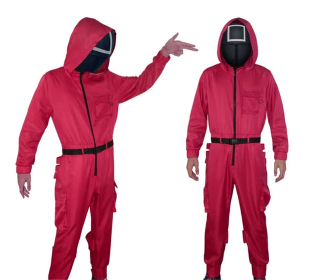 squid game pink jumpsuit costume