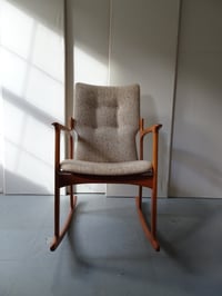 Image 1 of Mid century Danish rocking chair 
