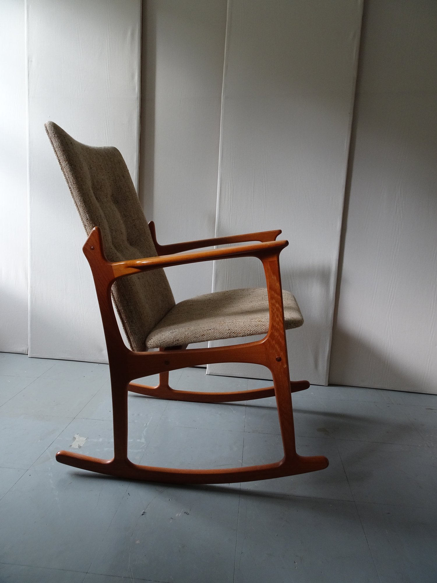 Image of Mid century Danish rocking chair 