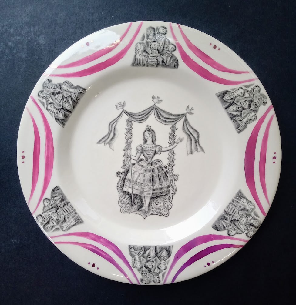 Bower fairy plate