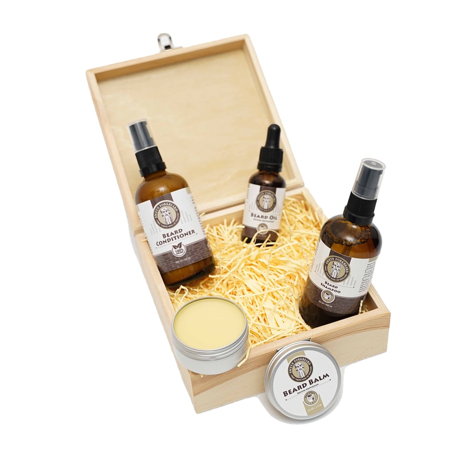 Image of Beard Care Gift Box with Beard Contitioner (Save 15%)