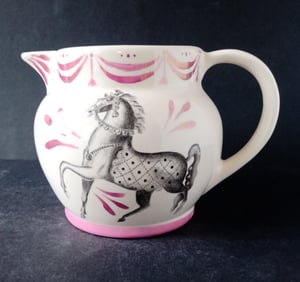 Harlequinade horse and troupe jug