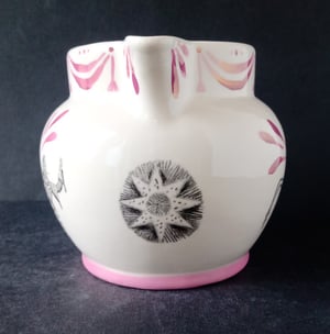 Harlequinade horse and troupe jug