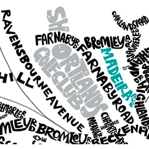 Image of Shortlands BR2 - SE London Type Map