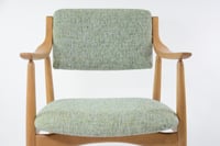 Image 3 of Chaise scandinave vert chiné