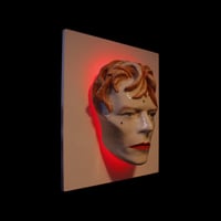 Image 1 of David Bowie - LED Version - Painted Ashes To Ashes Sculpture