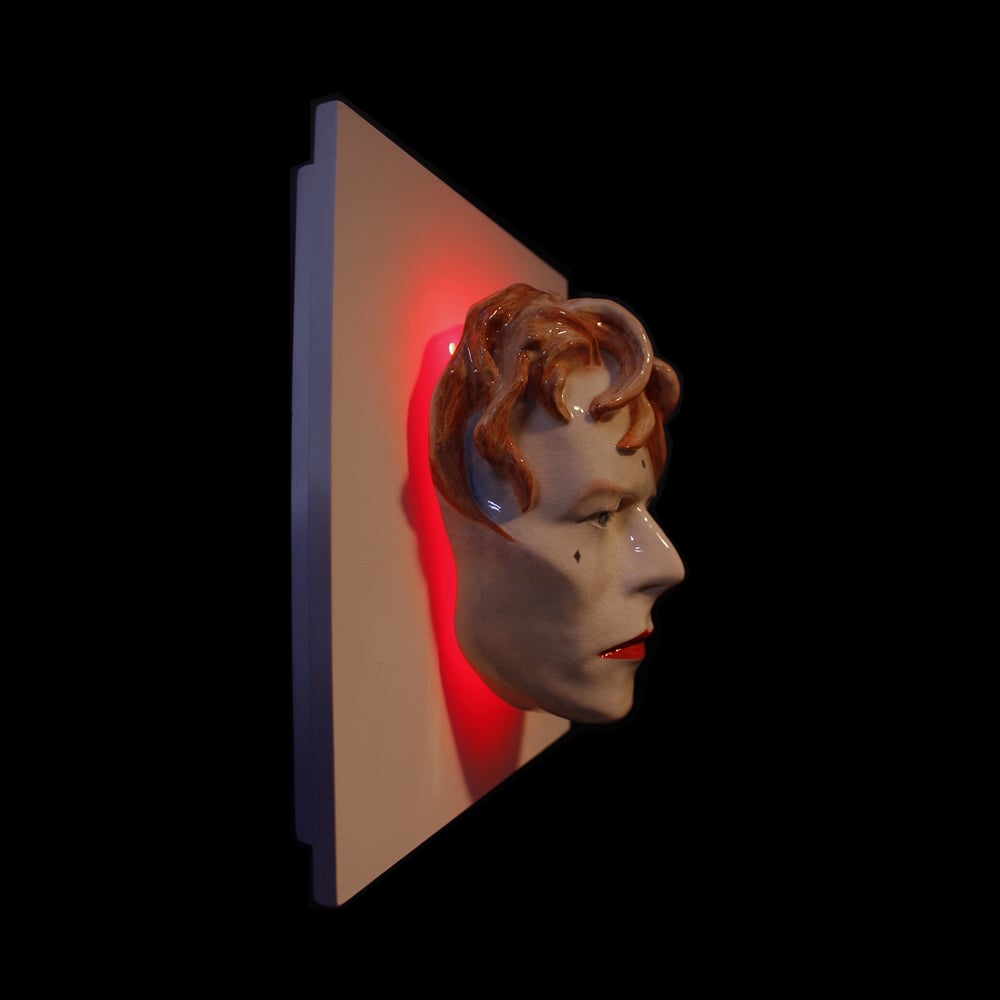 David Bowie - LED Version - Painted Ashes To Ashes Sculpture