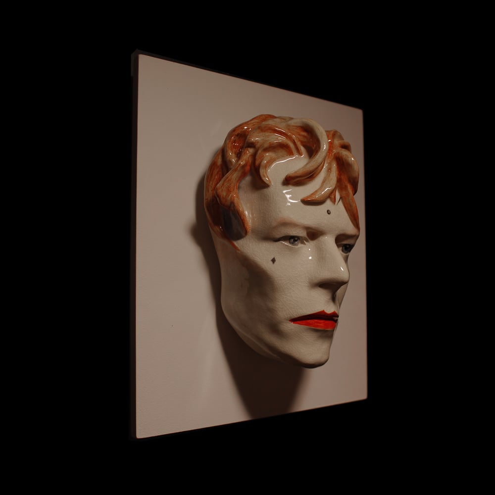 David Bowie - LED Version - Painted Ashes To Ashes Sculpture