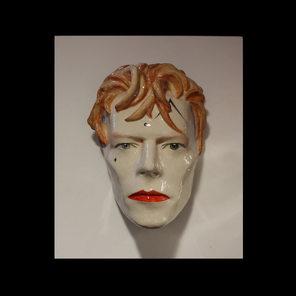 David Bowie - LED Version - Painted Ashes To Ashes Sculpture