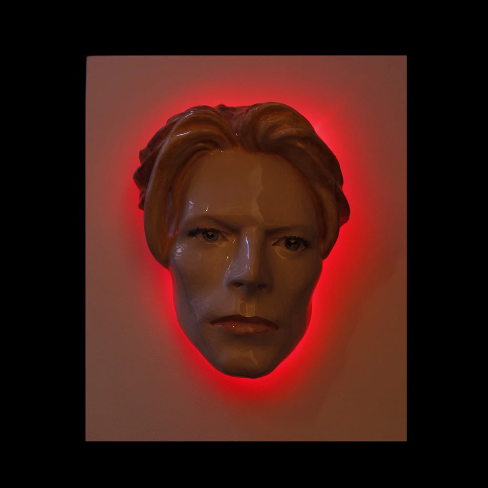 David Bowie - LED Version - Painted The Man Who Fell To Earth Sculpture