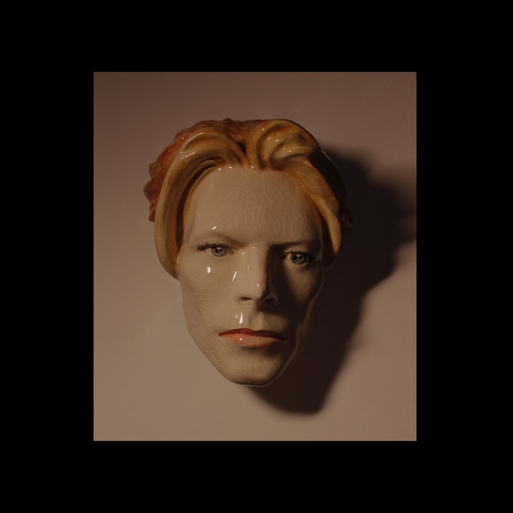 David Bowie - LED Version - Painted The Man Who Fell To Earth Sculpture