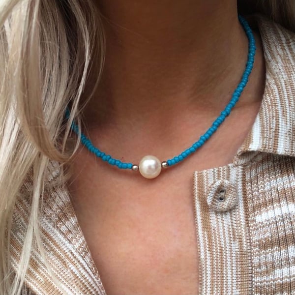 Image of ALENA NECKLACE TURQUOISE