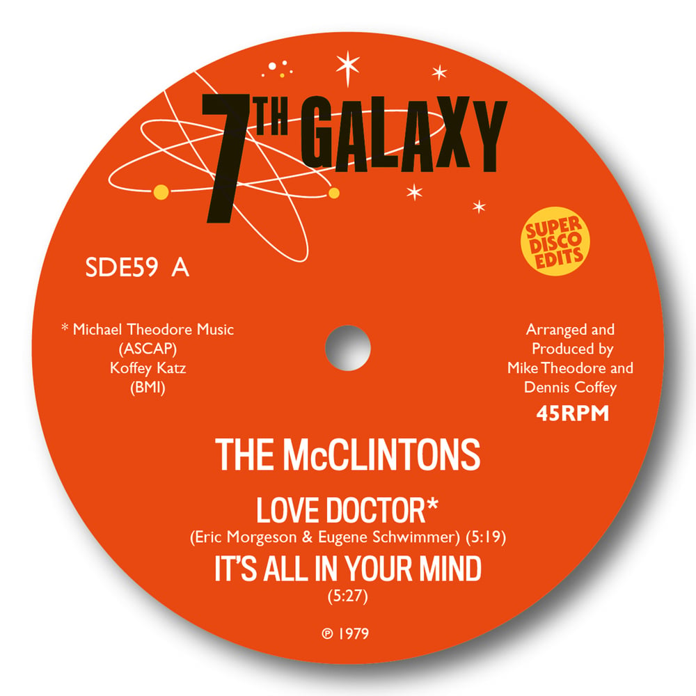 The McClintons "Love Doctor" 4 Track Disco 12 7th Galaxy 