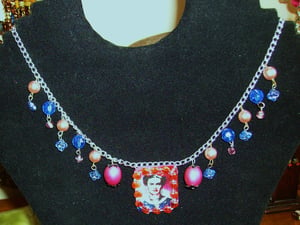 Image of Frida Kahlo necklace