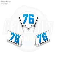 Image 5 of Race Number Boards. To fit Yamaha R1 / R6 