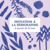 Initiation sérigraphie