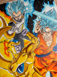 Image 2 of Gold Freezer vs. Vegeta & Goku