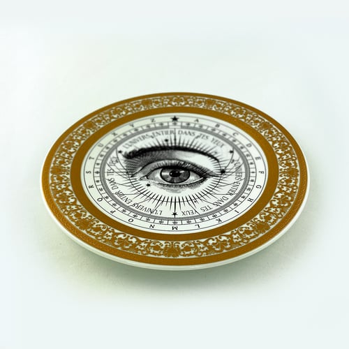 Image of Lover's Eye - Astrolabio - Fine China Plate - #0784