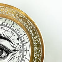 Image 3 of Lover's Eye - Astrolabio - Fine China Plate - #0784