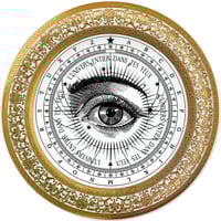 Image 1 of Lover's Eye - Astrolabio - Fine China Plate - #0784