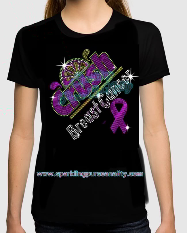 "Sparkling" Crush Breast Cancer Sparkling PurseANality