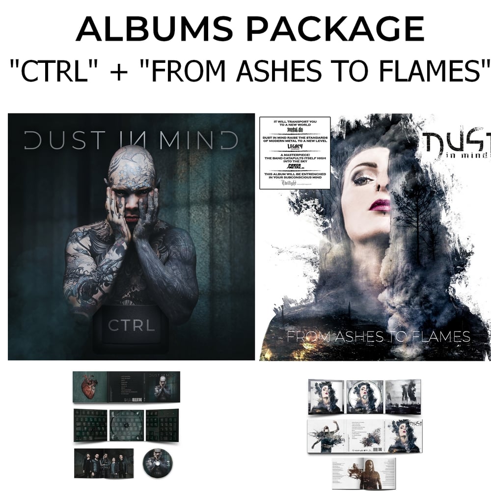 ALBUMS PACKAGE (CTRL + FROM ASHES TO FLAMES