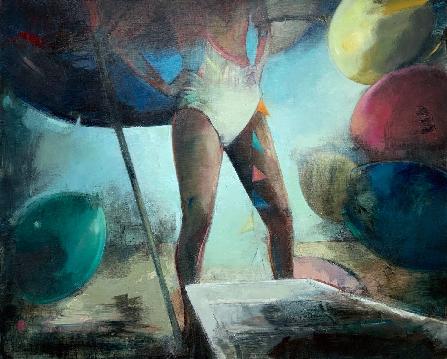 Image of Painting / maleri / "The celebration – Lost in celebration XVIII" / 80x100 cm