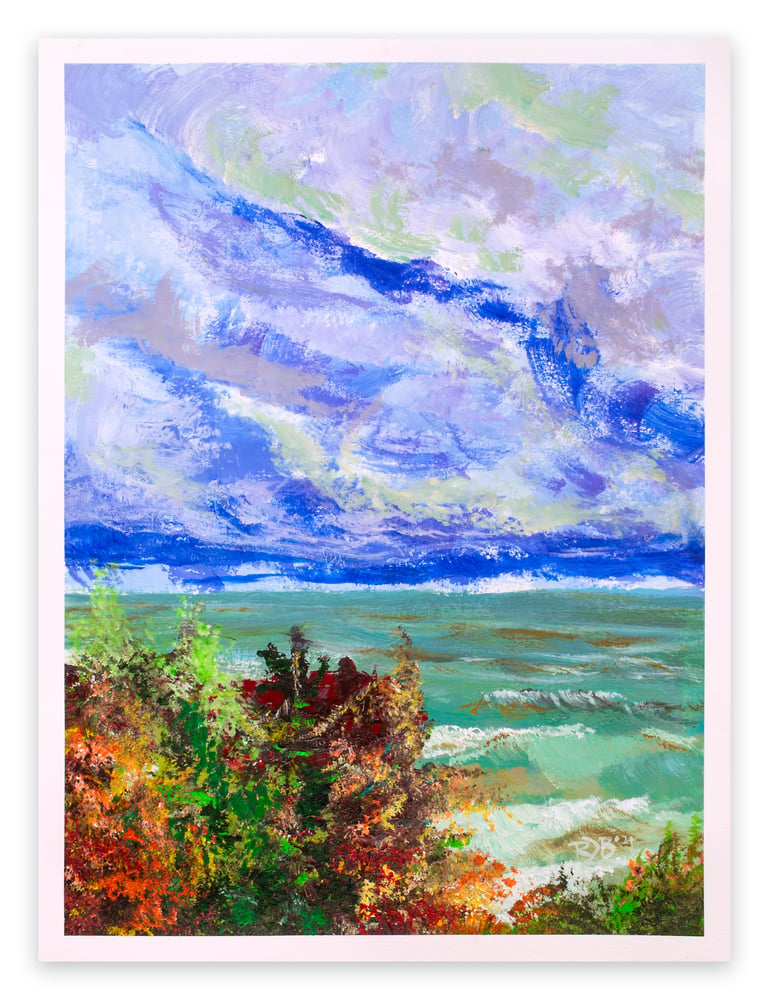 Image of ||ON SALE||</br>Lake Michigan Was Angry that Day - Pt 1 ||FRAMED||