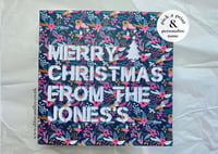 Image 1 of Personalised 'Merry Christmas from the..' Family Christmas Card