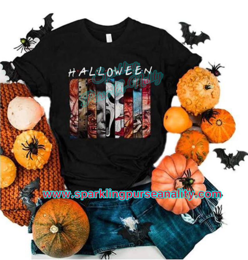Image of Halloween Horror Characters Shirt
