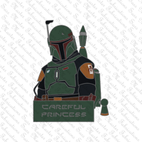 Careful Princess Sticker